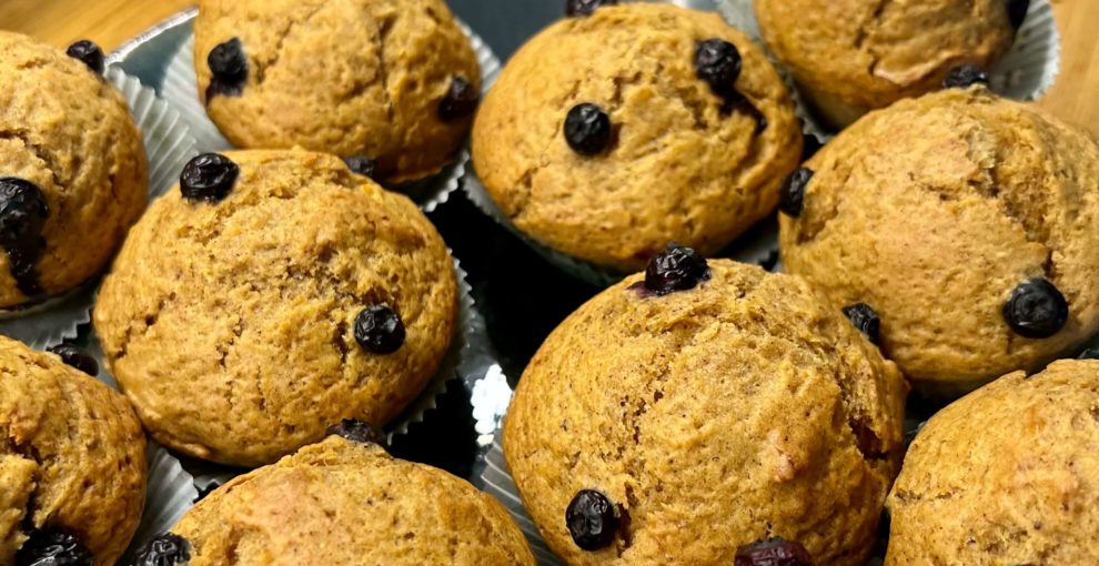 Dyniowe muffiny bez cukru